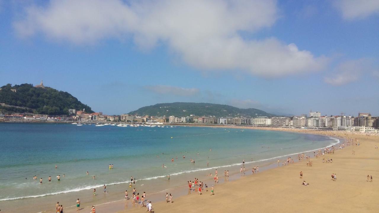 Ondarreta Beach Apartment Con Parking Free Y Aire Acondicionado Σαν Σεμπαστιάν Εξωτερικό φωτογραφία
