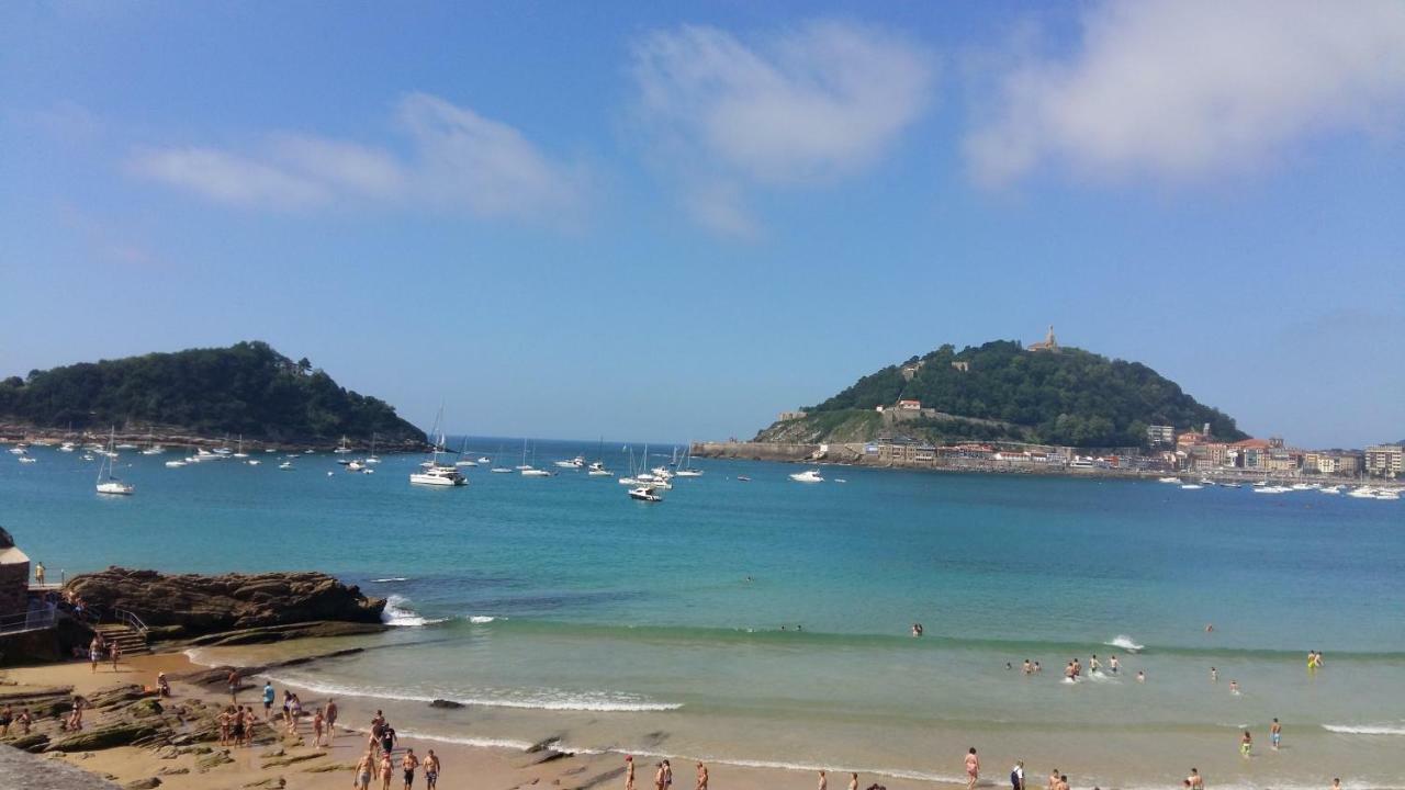 Ondarreta Beach Apartment Con Parking Free Y Aire Acondicionado Σαν Σεμπαστιάν Εξωτερικό φωτογραφία